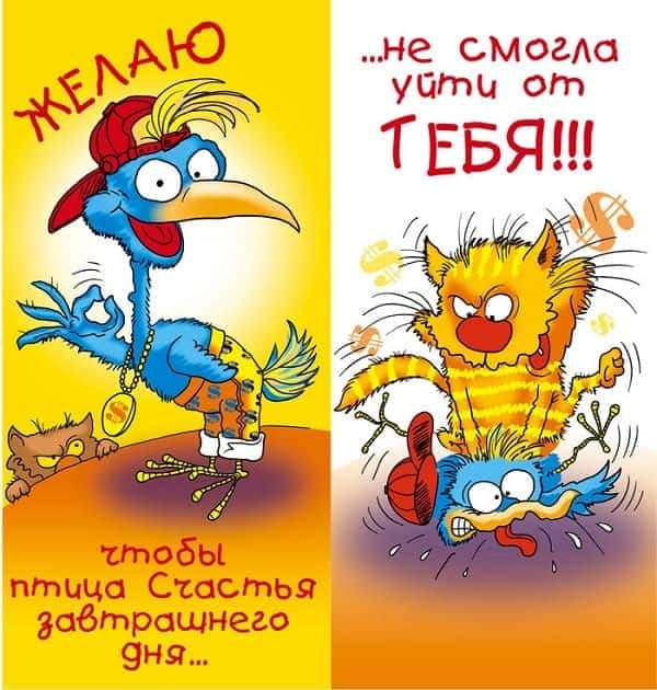 забавная картинка с днем рождения