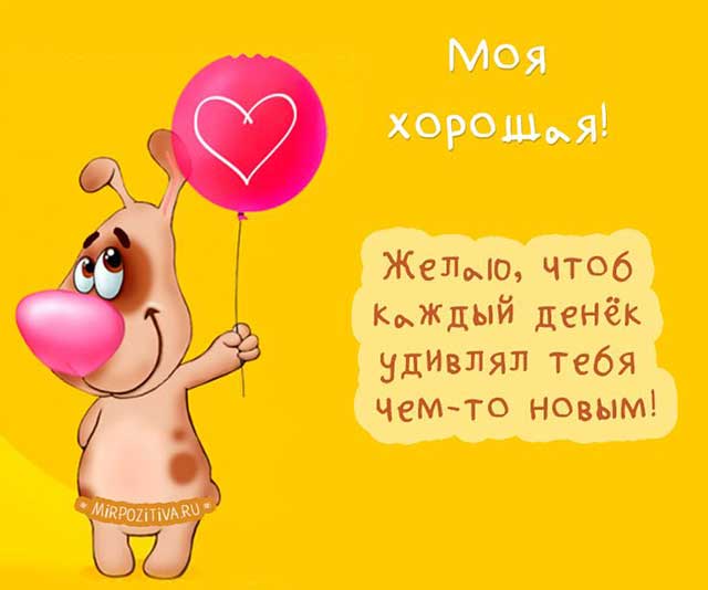 собачка с шариком с днем рождения
