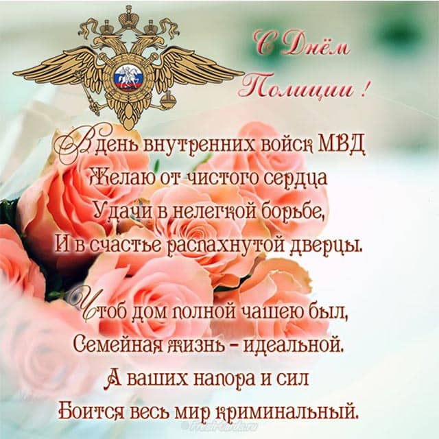 поздравления с днем полиции 2