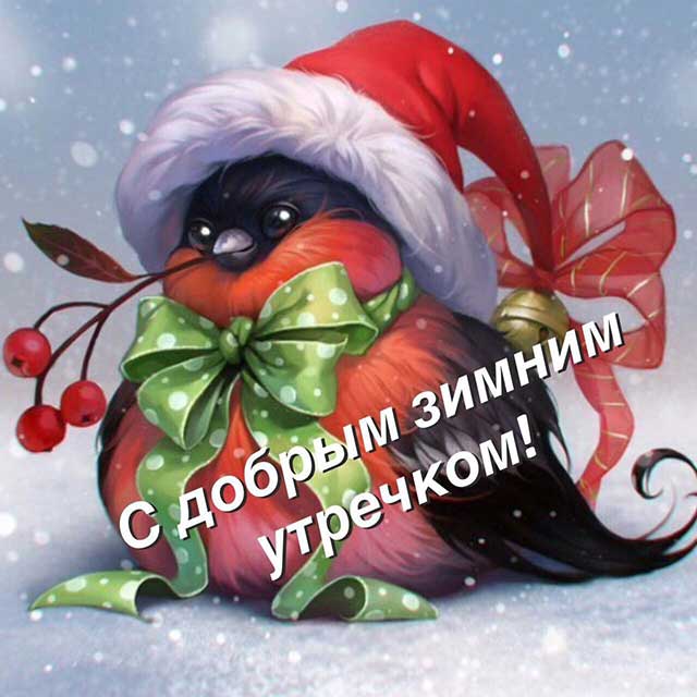 с добрым зимним утречком