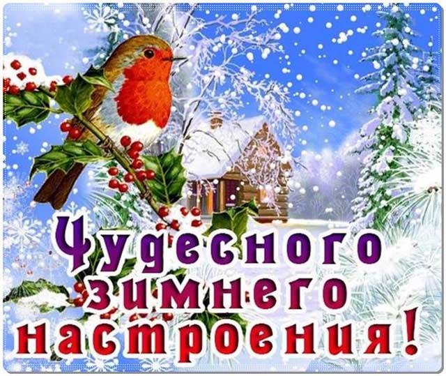 чудесного зимнего настроения